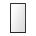 Homeroots - Rectangle Espresso Accent Mirror With Lakeside Design