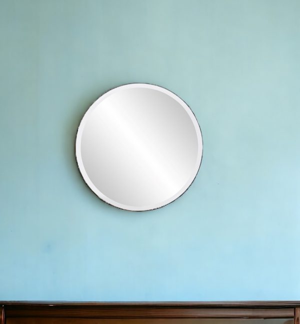 Homeroots - 12" Clear Round Unframed Accent Mirror - Image 1
