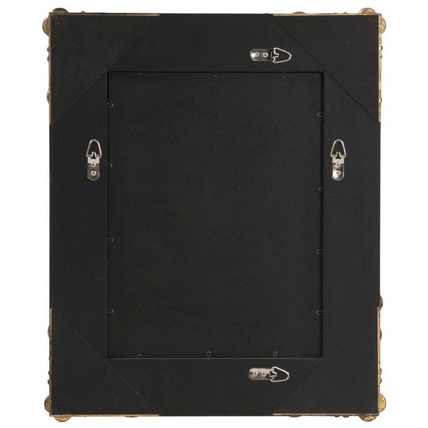 Homeroots - 23" Antiqued Gold Ornate Scroll Framed Accent Mirror - Image 4