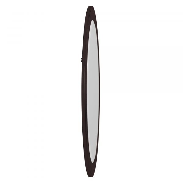 Homeroots - 33" Bronze Oval Framed Accent Mirror - Image 6