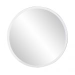 Homeroots - 28" Gray Round Unframed Accent Mirror - Image 3