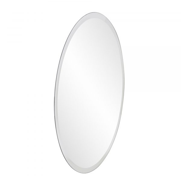 Homeroots - 28" Gray Round Unframed Accent Mirror - Image 4