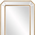 Homeroots - Recatngle Gold Leaf Mirror With Angled Corners Frame - Image 7