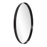 Homeroots - 36" Black Round Framed Accent Mirror - Image 4