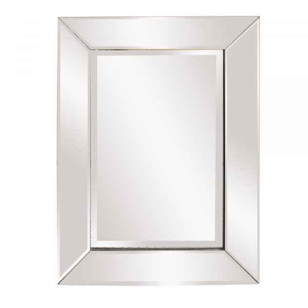 Homeroots - 24" Clear Beveled Edge Frame Accent Mirror - Image 2