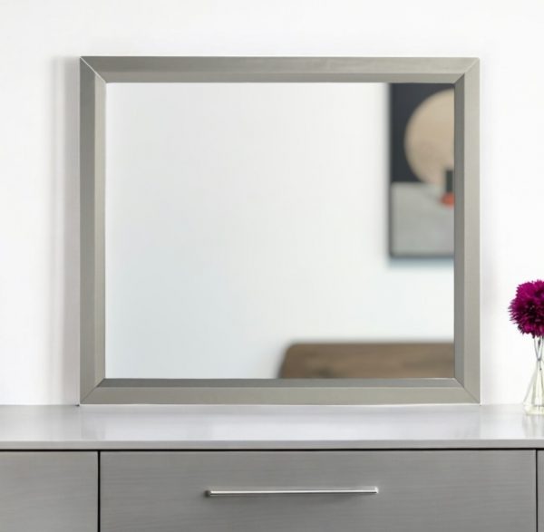 Homeroots - 36" Silver Framed Dresser Mount Mirror - Image 1