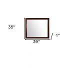 Homeroots - 35" Merlot Framed Accent Mirror - Image 4