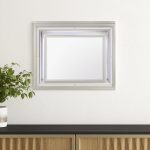 Homeroots - 38" Champagne Wood Lighted Mounted Accent Mirror - Image 2