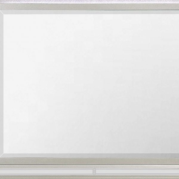 Homeroots - 38" Champagne Wood Lighted Mounted Accent Mirror - Image 5