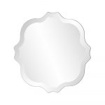 Homeroots - 16" Gray Abstract Unframed Accent Mirror - Image 3