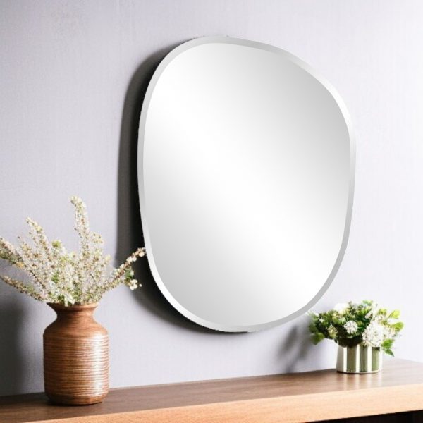 Homeroots - 24" Abstract Unframed Accent Mirror - Image 1