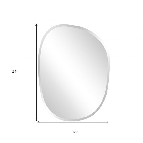 Homeroots - 24" Abstract Unframed Accent Mirror - Image 8