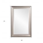 Homeroots - 33" Silver Framed Accent Mirror - Image 8