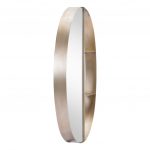 Homeroots - 34" Bronze Oval Steel Framed Accent Mirror - Image 4