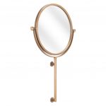Homeroots - Gold Round Wall Mount Mirror - Image 2