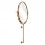 Homeroots - Gold Round Wall Mount Mirror - Image 3