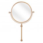 Homeroots - Gold Round Wall Mount Mirror - Image 6