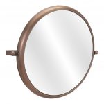 Homeroots - Industrial Gold Round Mirror - Image 5