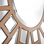 Homeroots - 32" Gold Round Metal Framed Accent Mirror - Image 8