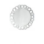 Homeroots - 39" Clear Round Glass Framed Accent Mirror - Image 6