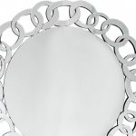 Homeroots - 39" Clear Round Glass Framed Accent Mirror - Image 8