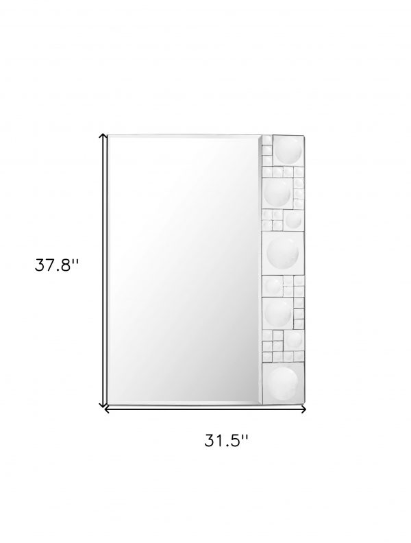 Homeroots - 38" Clear Glass Framed Accent Mirror - Image 9