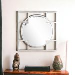 Homeroots - 33" Silver Square Metal Framed Accent Mirror - Image 2