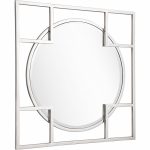 Homeroots - 33" Silver Square Metal Framed Accent Mirror - Image 4