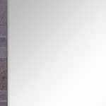 Homeroots - 35" Gray Glass Framed Accent Mirror - Image 7