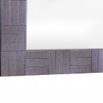 Homeroots - 35" Gray Glass Framed Accent Mirror - Image 5