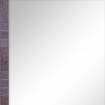 Homeroots - 35" Gray Glass Framed Accent Mirror - Image 8