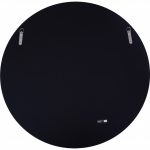 Homeroots - 30" Gray Round Glass Framed Accent Mirror - Image 3