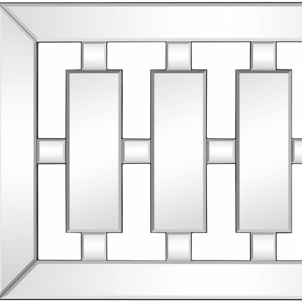 Homeroots - 24" Clear Glass Framed Accent Mirror - Image 7