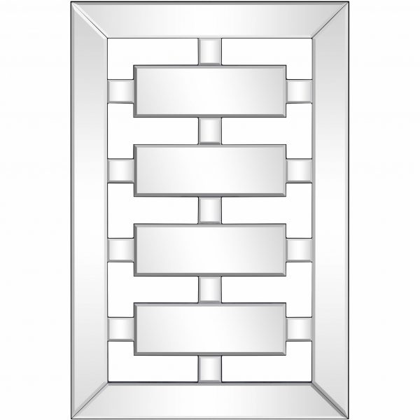 Homeroots - 24" Clear Glass Framed Accent Mirror - Image 5