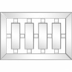 Homeroots - 24" Clear Glass Framed Accent Mirror - Image 6