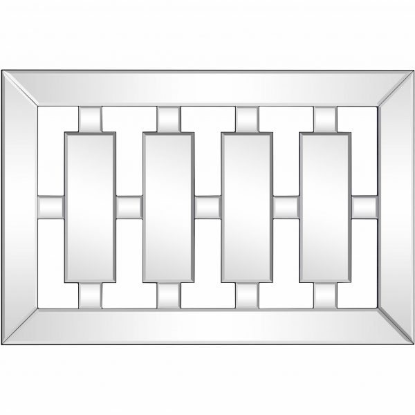 Homeroots - 24" Clear Glass Framed Accent Mirror - Image 6