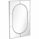 Homeroots - 48" Silver Metal Framed Accent Mirror - Image 4