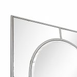 Homeroots - 48" Silver Metal Framed Accent Mirror - Image 6
