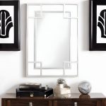 Homeroots - 42" Silver Metal Framed Accent Mirror - Image 2