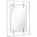 Homeroots - 42" Silver Metal Framed Accent Mirror - Image 3