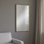 Homeroots - 47" Gold Metal Accent Mirror