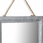 Homeroots - 9" Silver Metal Framed Accent Mirror - Image 8