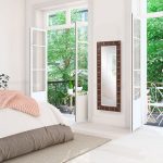 Homeroots - 60" Gray Plastic Framed Full Length Hanging Mirror - Image 5