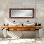 Homeroots - 60" Gray Plastic Framed Full Length Hanging Mirror - Image 4