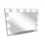 Homeroots - 28" White Wood Framed Accent Mirror