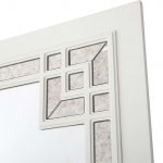 Homeroots - 39" White Square Accent Wood Mirror - Image 6