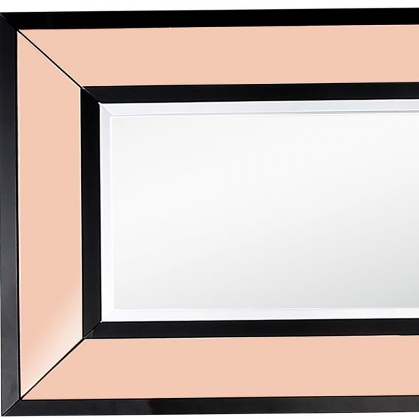 Homeroots - 26" Rose Gold Wood Framed Accent Mirror - Image 8