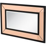 Homeroots - 26" Rose Gold Wood Framed Accent Mirror - Image 4