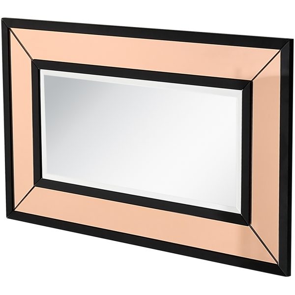 Homeroots - 26" Rose Gold Wood Framed Accent Mirror - Image 4