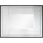 Homeroots - 32" Silver Wood Framed Accent Mirror